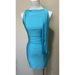 Missguided, Women’s, Bodycon Dress, Ruched, Attached Tie, Size: XS/S